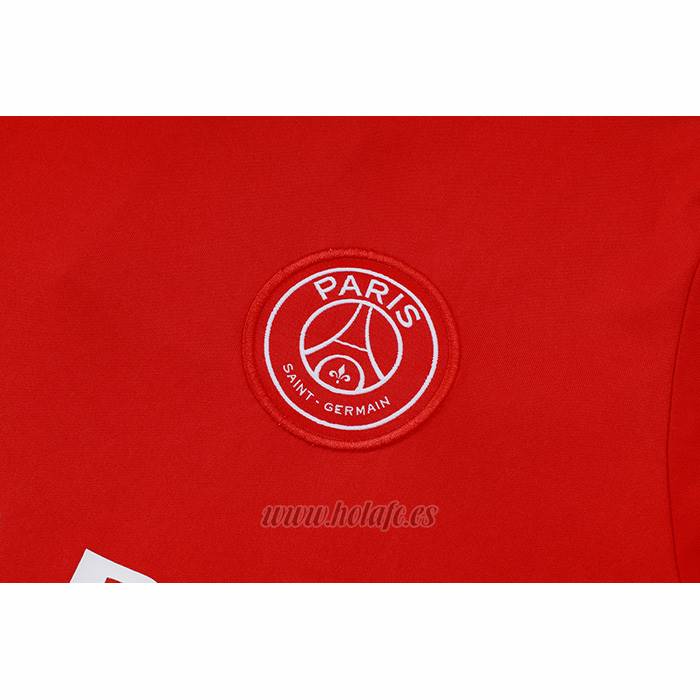Chandal del Paris Saint-Germain Jordan Manga Corta 2024-2025 Rojo - Pantalon Corto